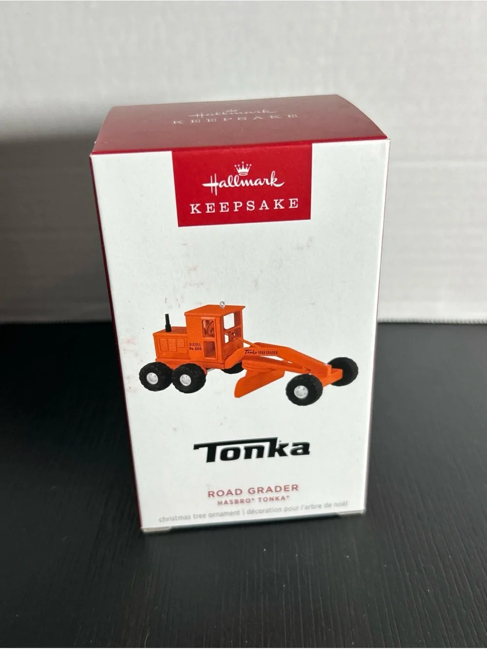 Hallmark Keepsake Tonka Orange Road Grader Ornament new